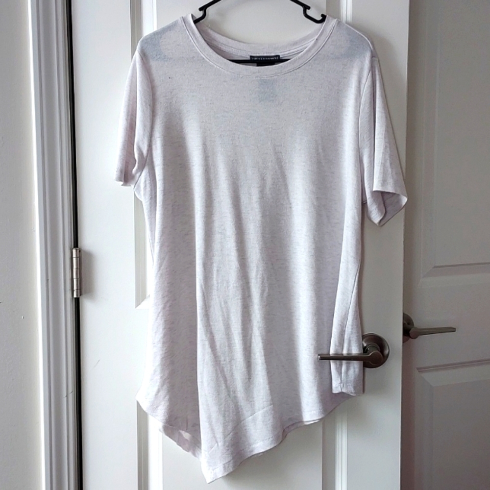 Chelsea & Theodore short sleeve top xl white